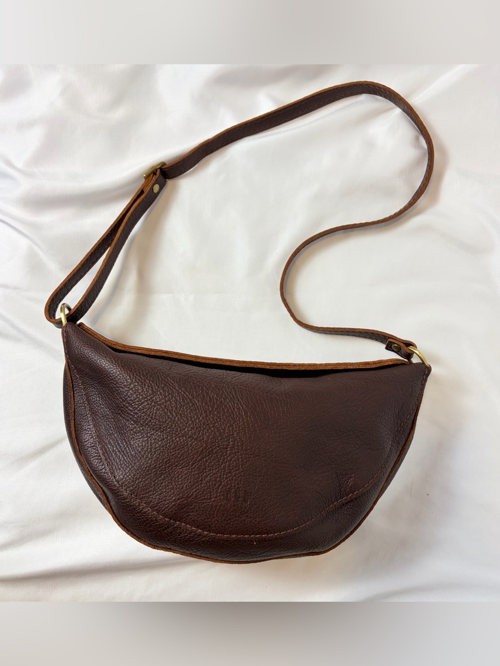 Portland Leather Goods Large Koala Sling Bag – Brown Full Grain Leather